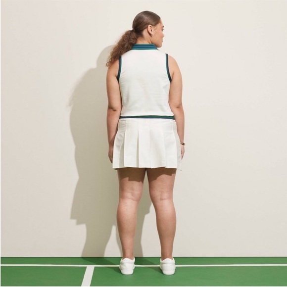 2/$30 NWT PRINCE Pickleball Dress Women’s Size Large Cream Green & Blue - Picture 3 of 7